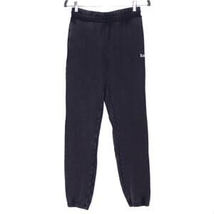 KITH Washed Chelsea Sweatpant Black Straight Leg Drawstring Women's XS